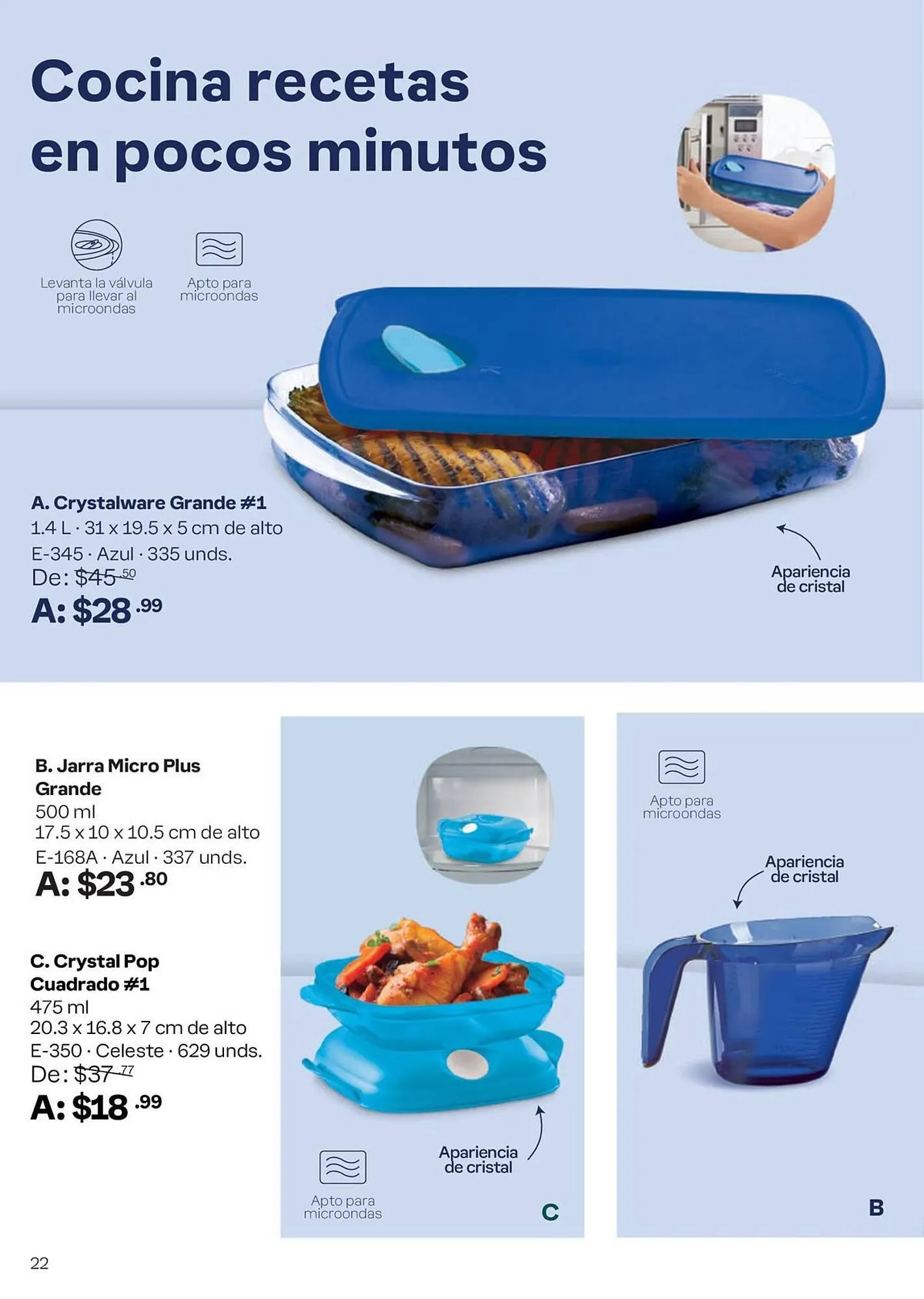 Catalogo de Catálogo Tupperware 30 de enero al 23 de febrero 2024 - Pag 22