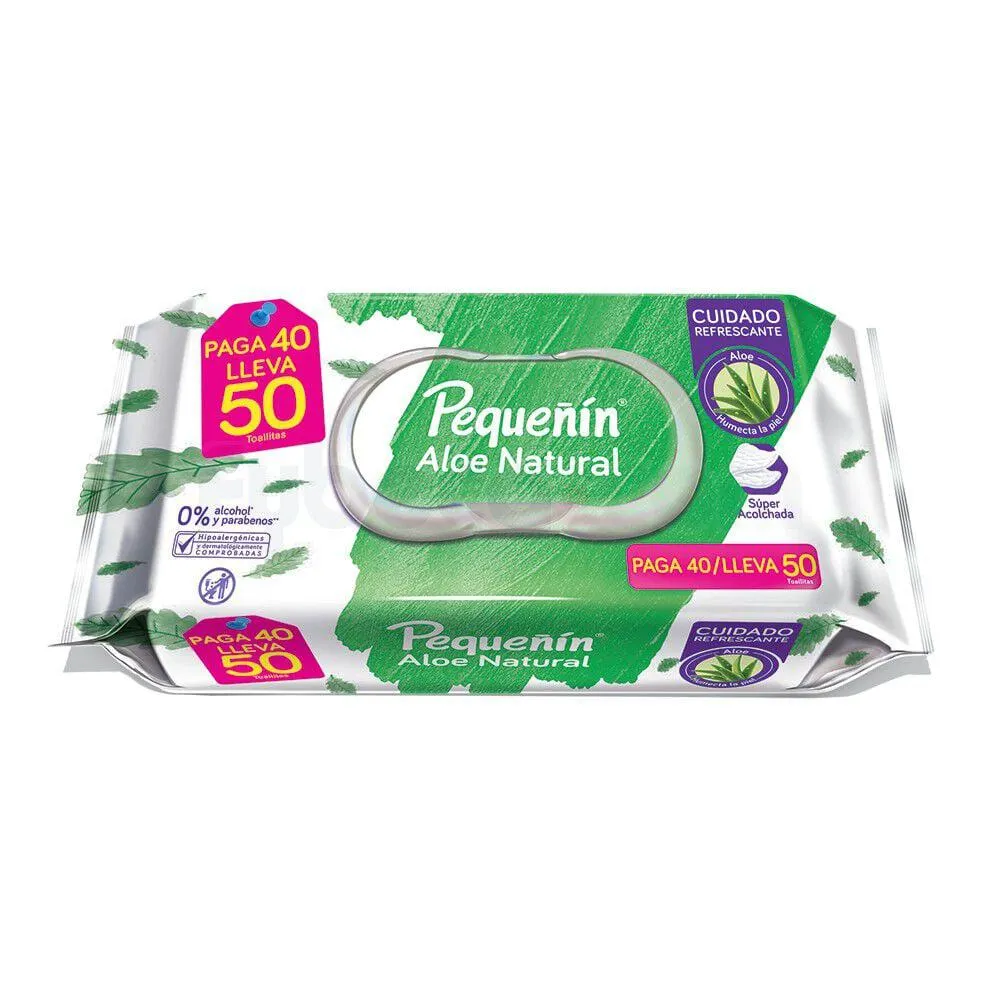 Pañitos Húmedos Aloe Natural Unidad