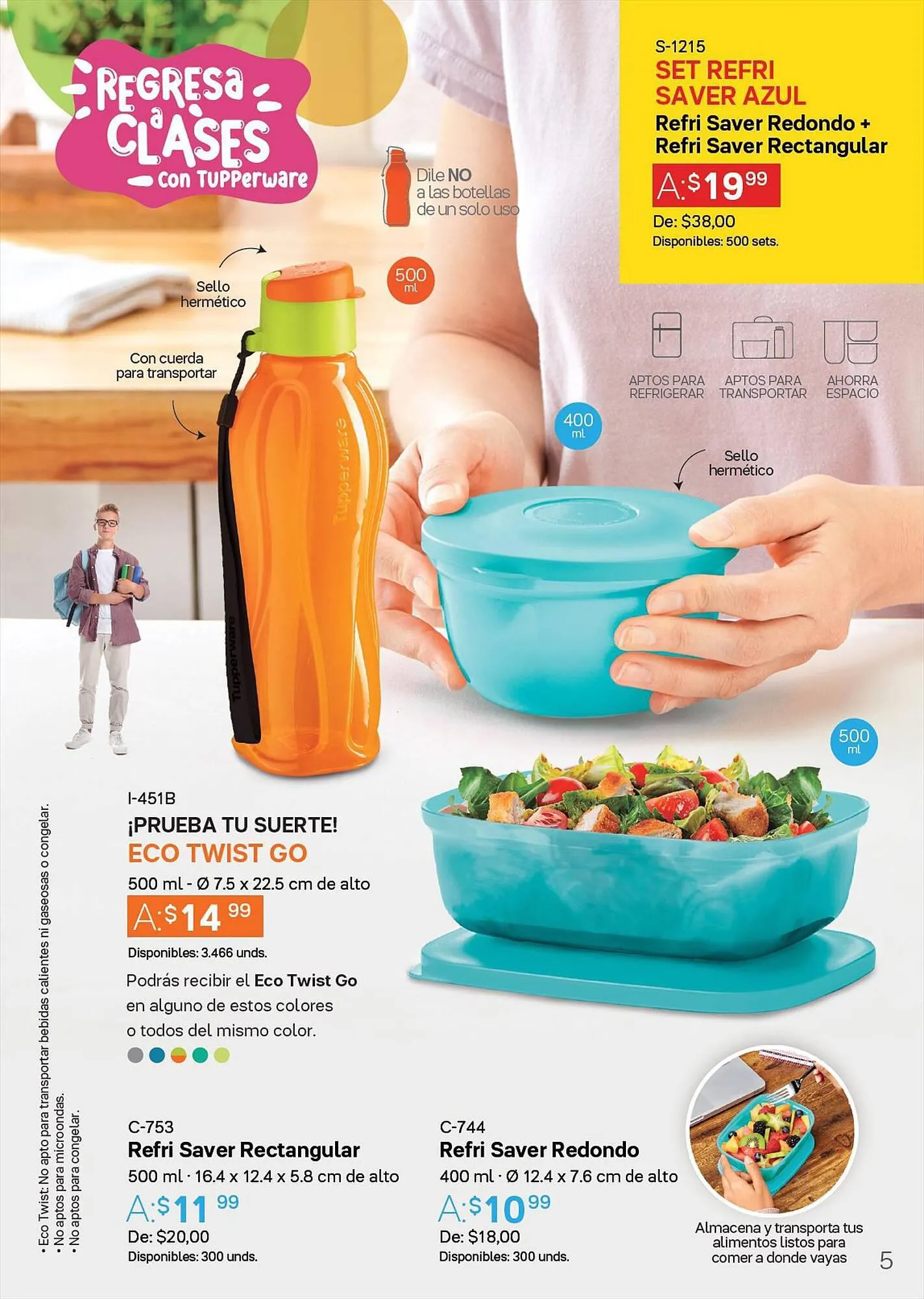 Catalogo de Catálogo Tupperware 7 de agosto al 25 de agosto 2023 - Pag 5