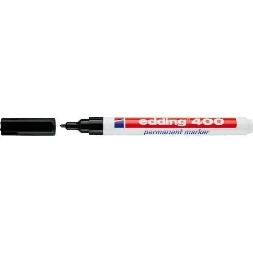 Marcador Permanente 1.0mm Pta Fina Negro E-400 Recargable