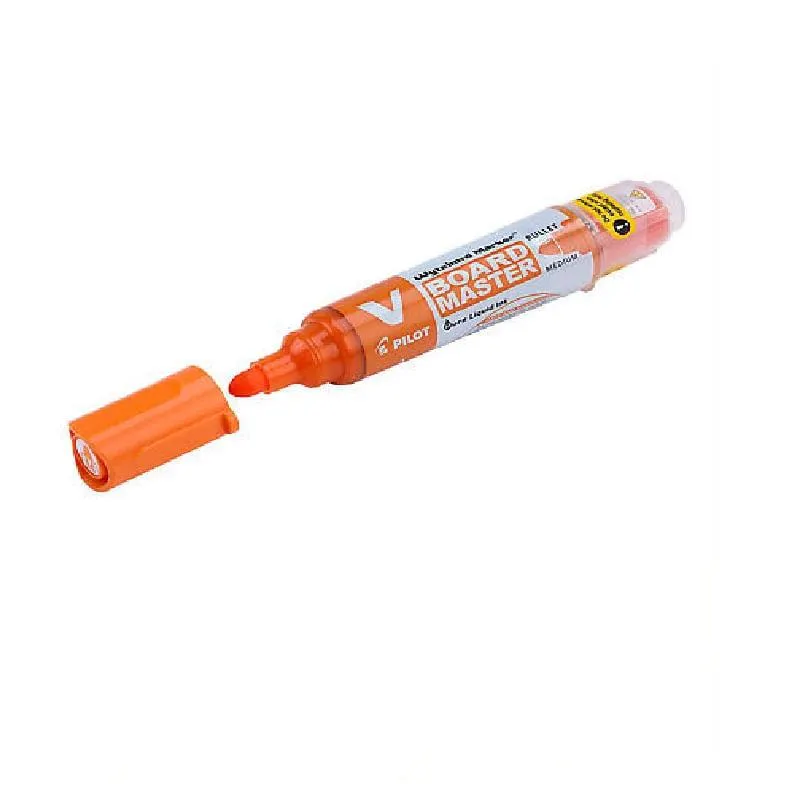 Marcador Pizarra 2.3mm Pta Redonda Naranja Recarga Cartucho