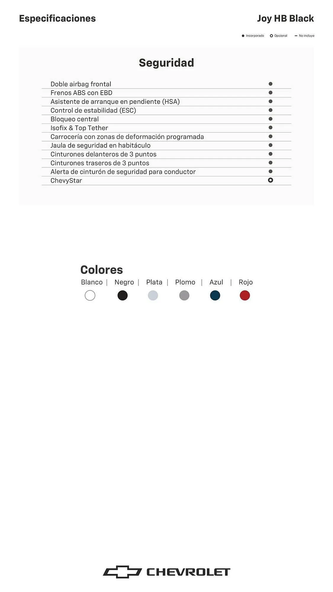 Catalogo de Catálogo Chevrolet 31 de octubre al 30 de junio 2025 - Pag 5