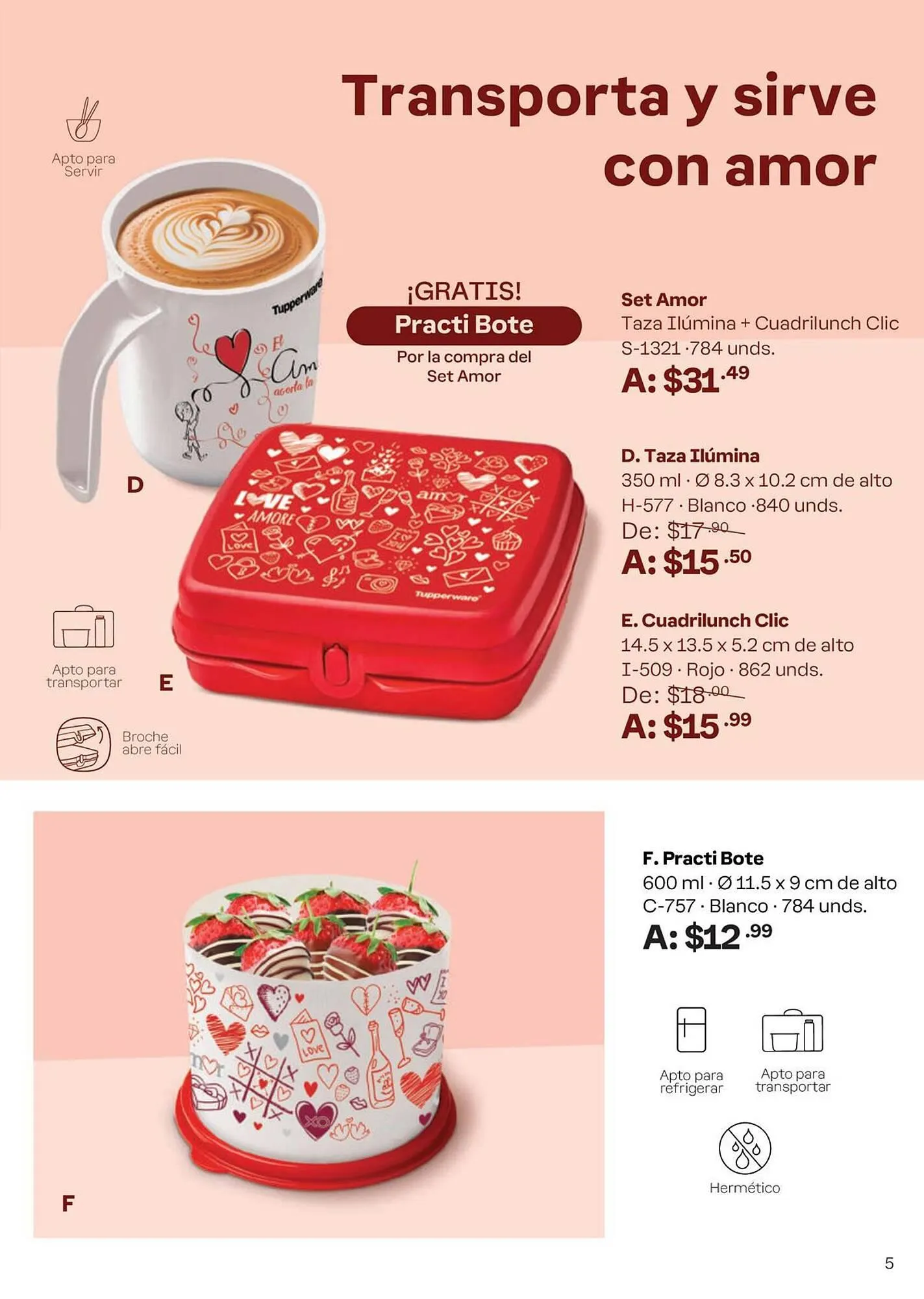 Catalogo de Catálogo Tupperware 30 de enero al 23 de febrero 2024 - Pag 5