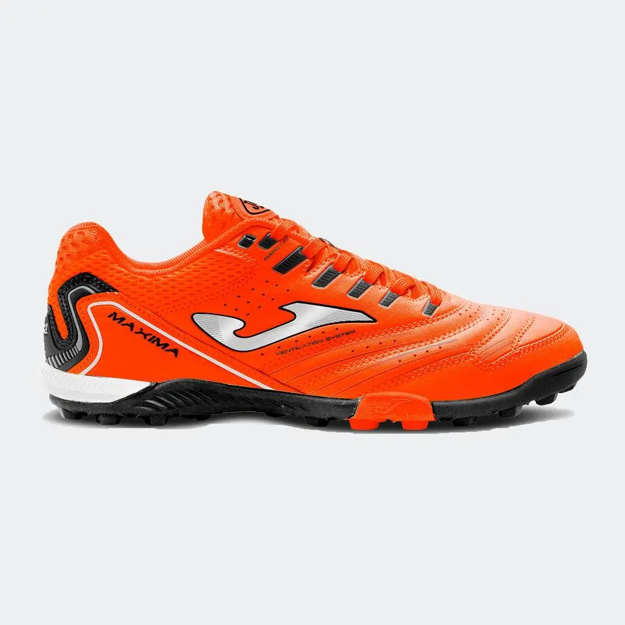 Botas fútbol Maxima 25 moqueta - turf naranja