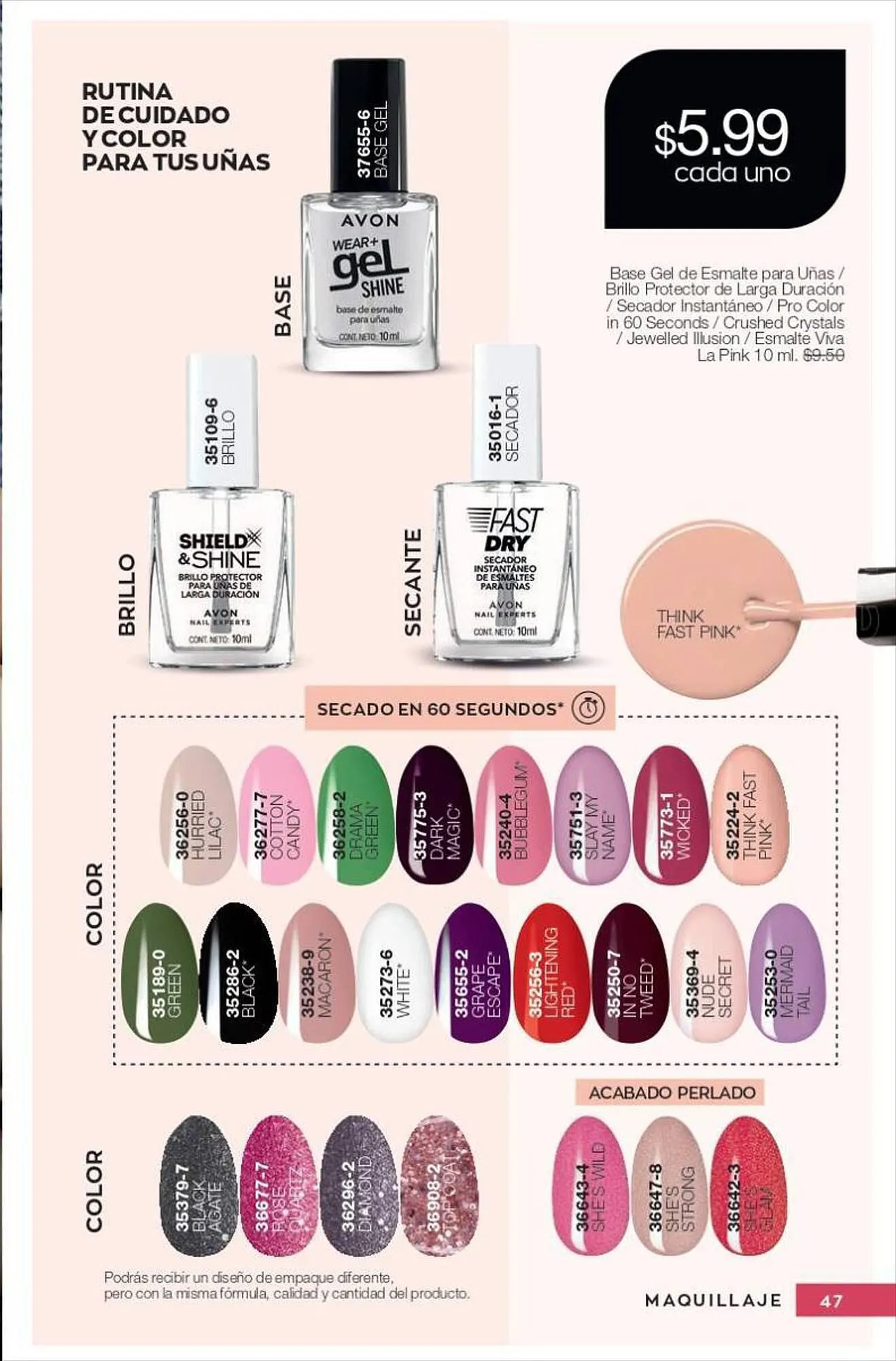 Catalogo de Catálogo AVON 31 de agosto al 2 de septiembre 2023 - Pag 47