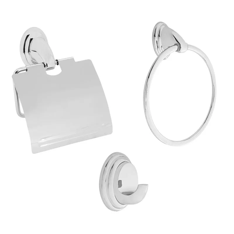 Accesorios de Baño Onix Cromo 3 Piezas