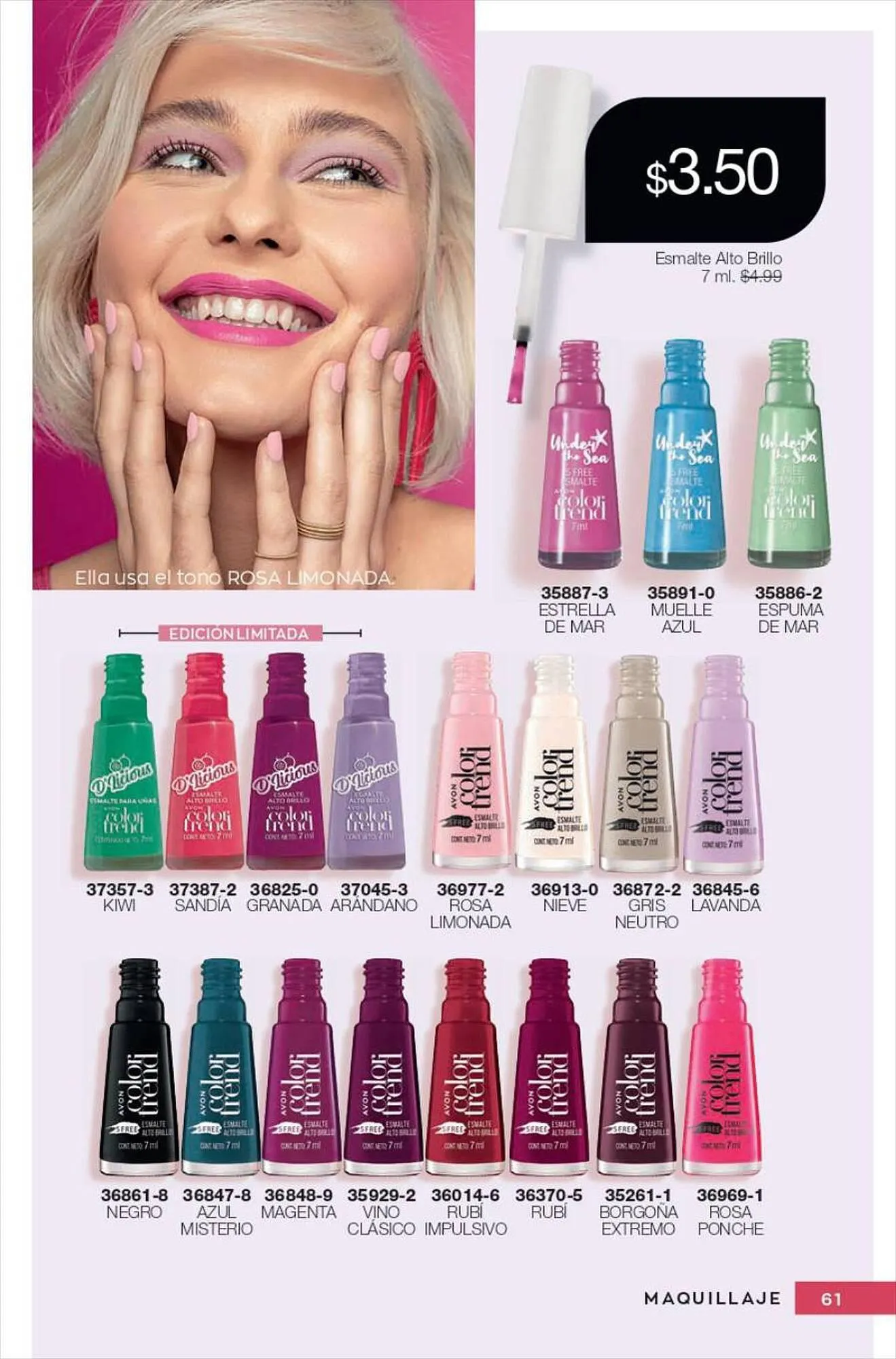 Catalogo de Catálogo AVON 31 de agosto al 30 de septiembre 2023 - Pag 61