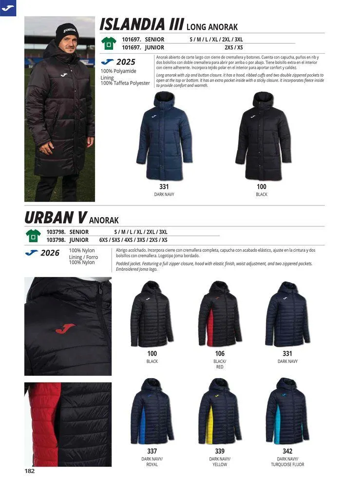 Catalogo de Teamwear Collection 2024  8 de mayo al 31 de diciembre 2024 - Pag 182