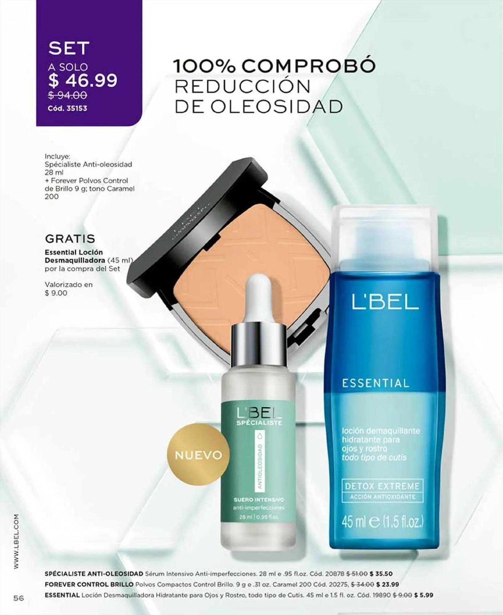 Catalogo de Catálogo L'bel 13 de septiembre al 29 de octubre 2023 - Pag 56