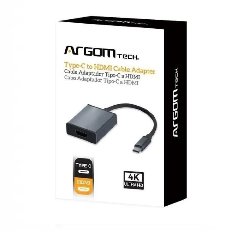Adaptador USB Tipo C A Hdmi Hembra ArgCb Cable Resolución