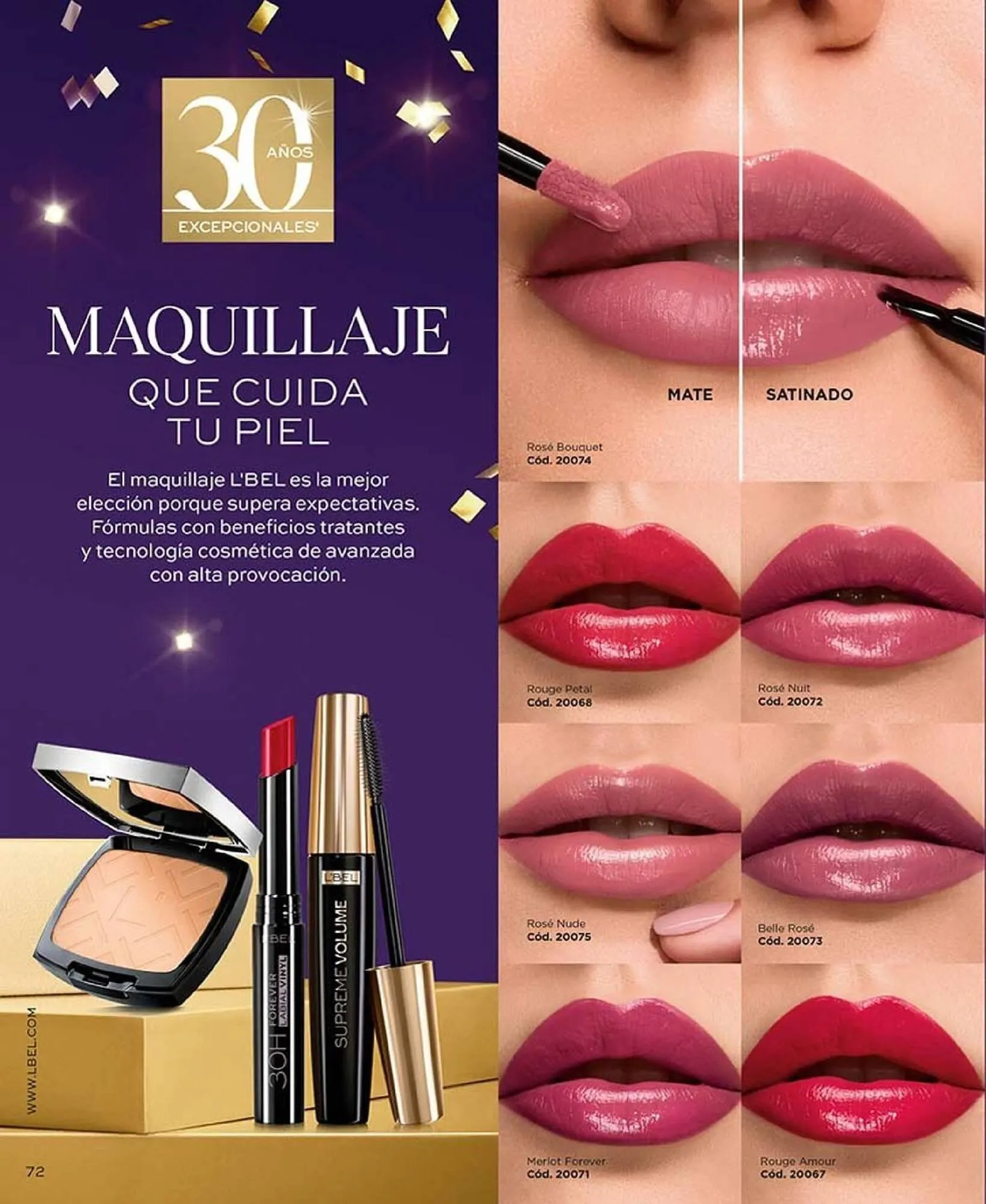 Catalogo de Catálogo L'bel 21 de enero al 28 de febrero 2025 - Pag 72