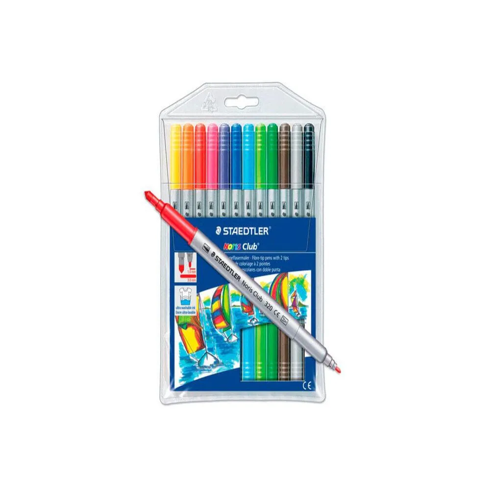 MARCADOR ESCOLAR PTA FINA/UTRA FINA COLORES