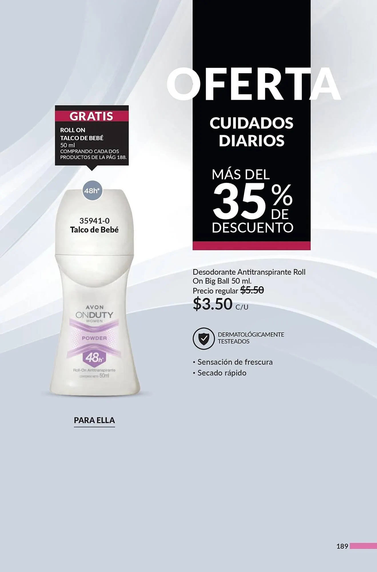 Catalogo de Catálogo AVON 25 de abril al 13 de mayo 2024 - Pag 189
