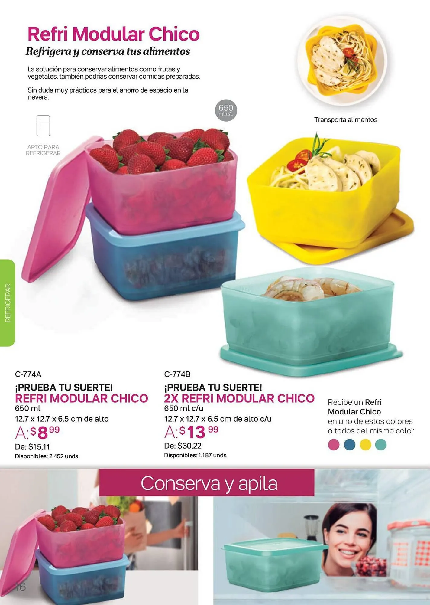 Catalogo de Catálogo Tupperware 6 de octubre al 31 de diciembre 2023 - Pag 16