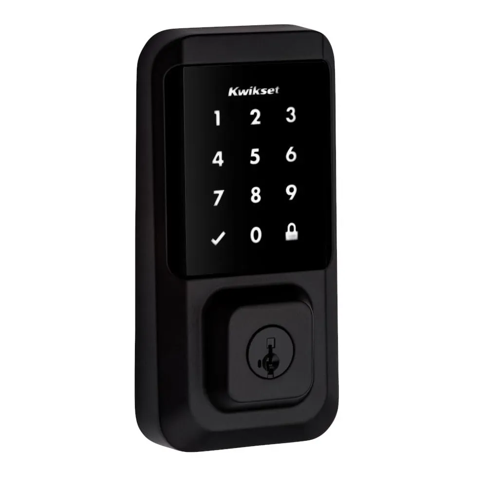Cerradura Halo Kwikset KWI-HAL99390004 P8786 | Táctil Color Negro