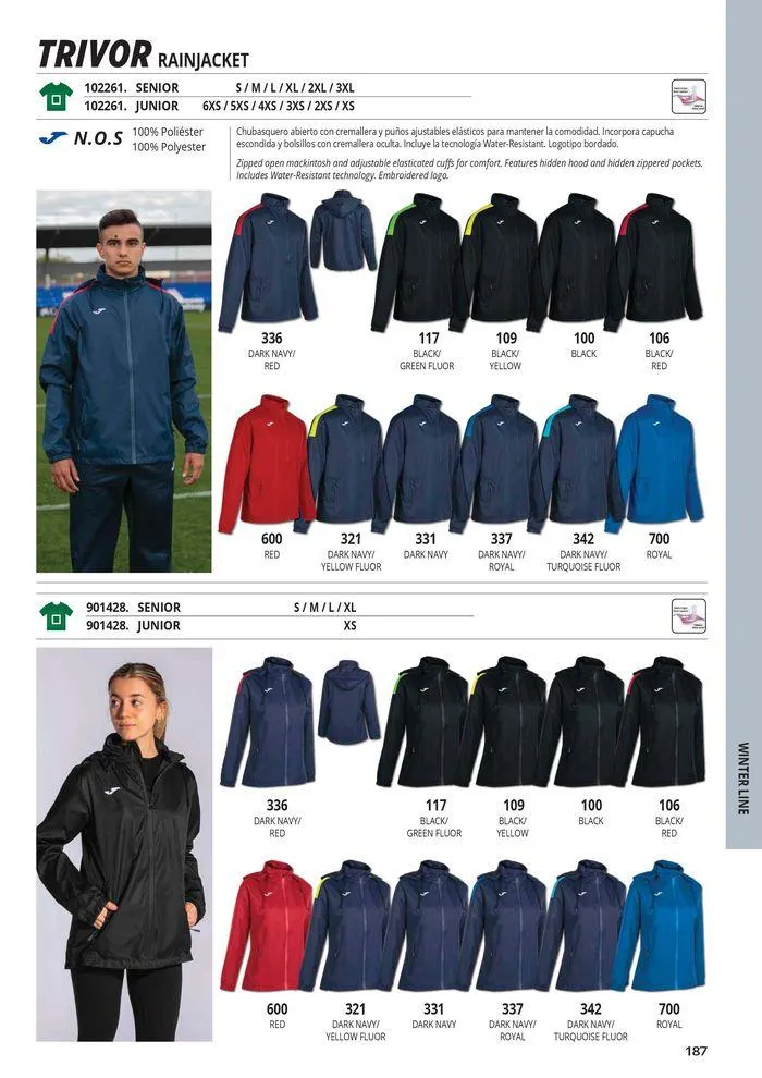 Catalogo de Teamwear Collection 2024 8 de mayo al 31 de diciembre 2024 - Pag 187