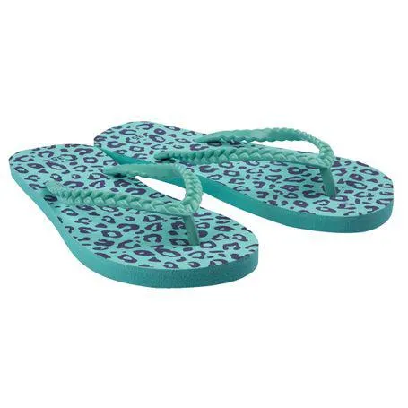 Zapatilla Dama Bora Bora Estampado Menta - Varias Tallas