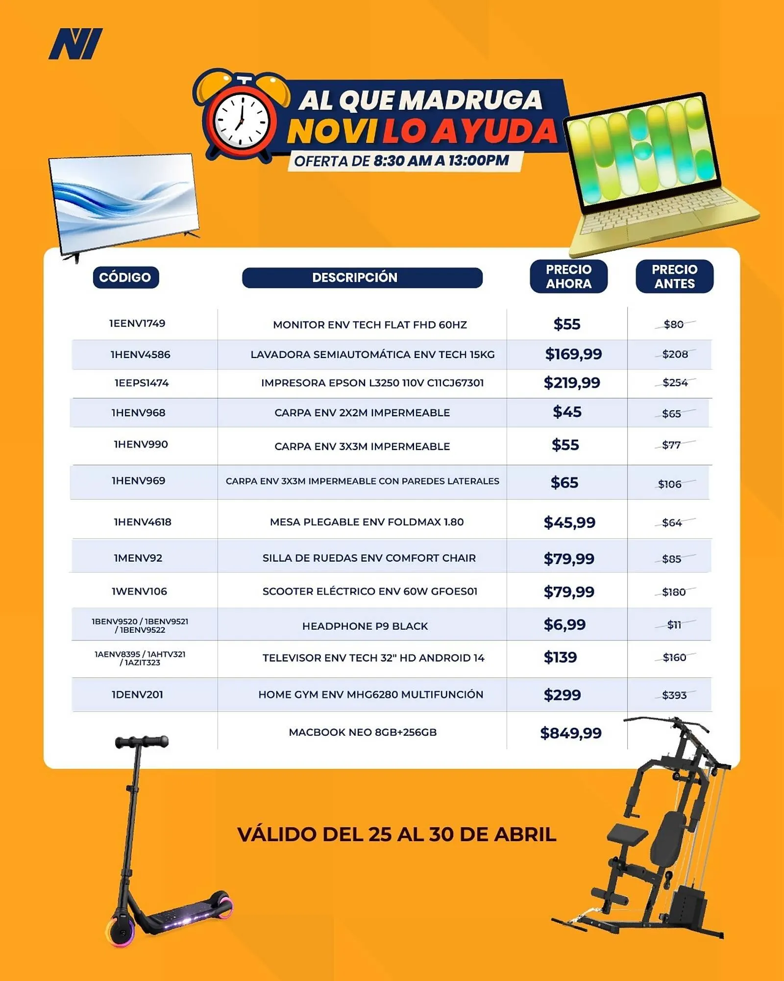 Catalogo de Catálogo Novicompu 25 de abril al 30 de abril 2026 - Pag 1