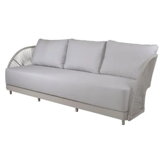 Sofá 3P Exteriores Norma | Bi Color Taupe - Beige