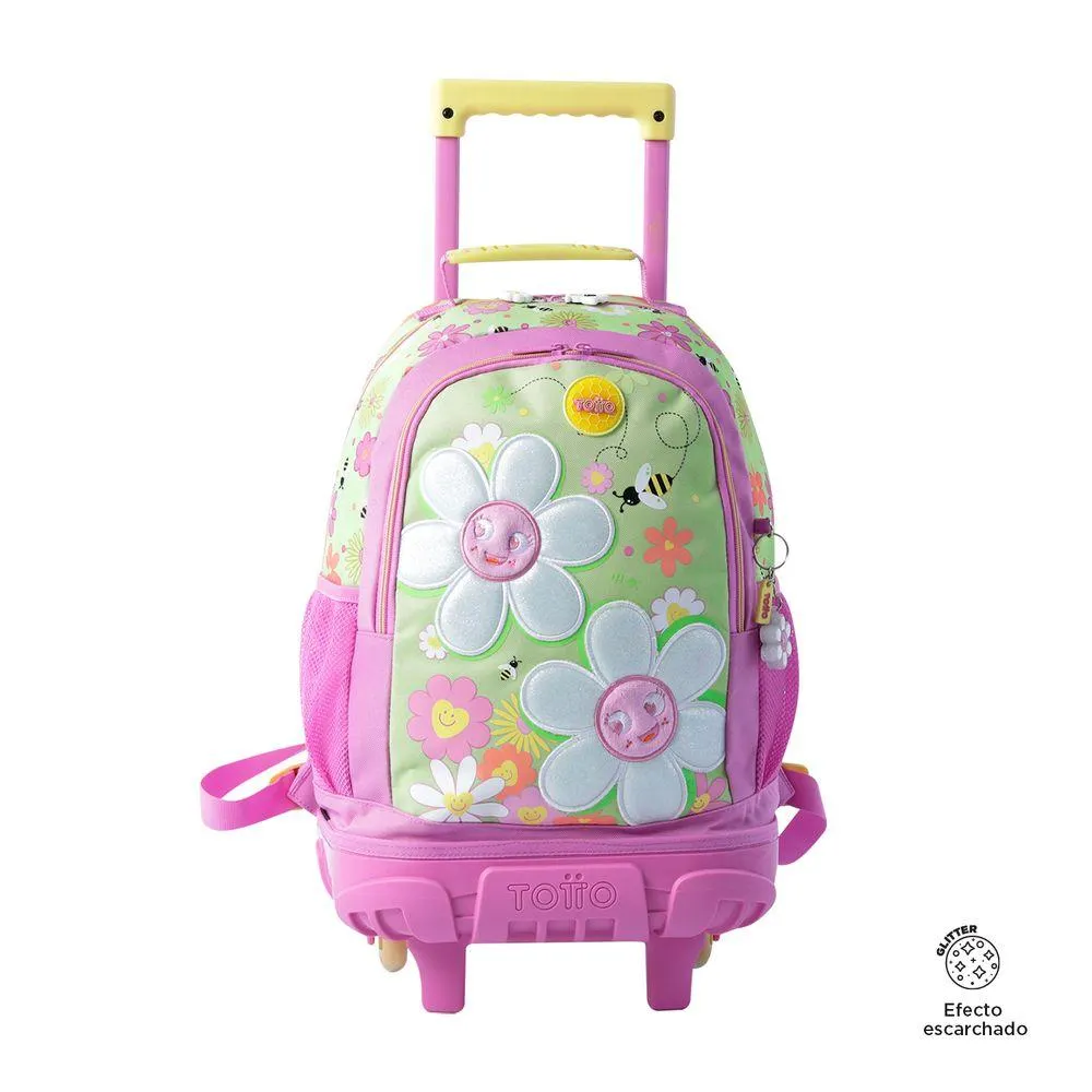 Mochila con Ruedas para Niña Margarita M - Margarita - Estampado