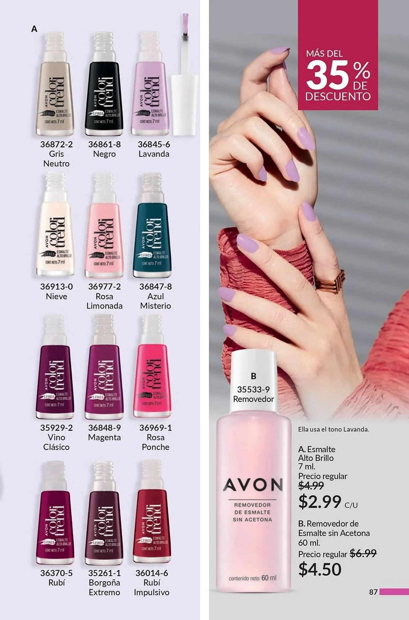 Catalogo de Catálogo AVON 19 de abril al 10 de mayo 2024 - Pag 87