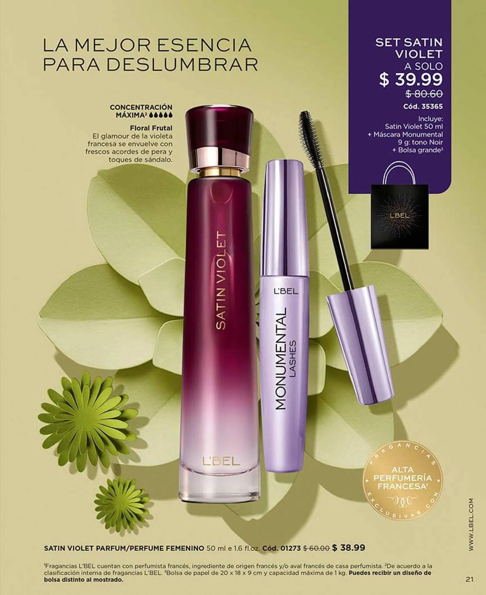 Catalogo de Catálogo L'bel 14 de abril al 10 de mayo 2026 - Pag 21