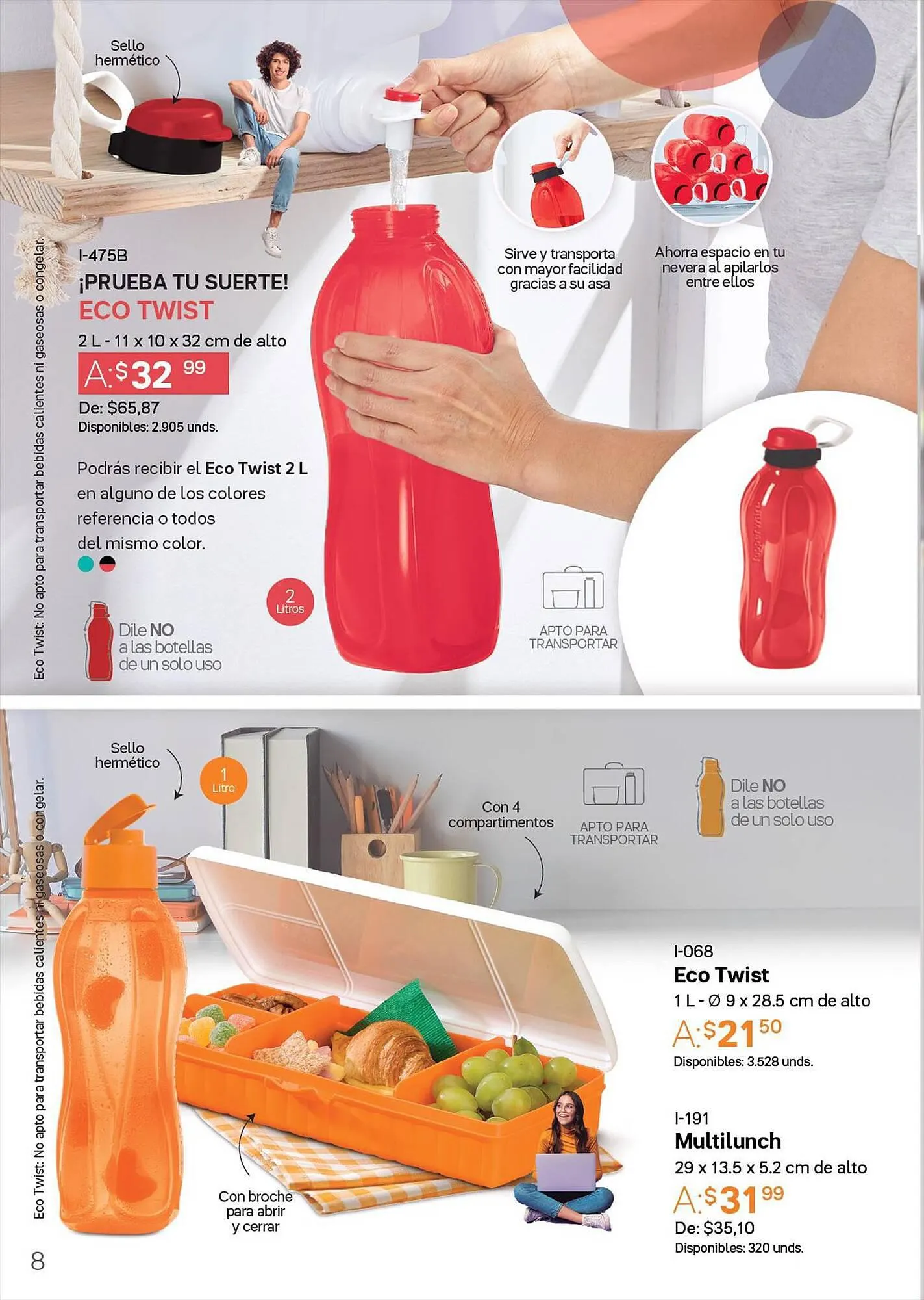Catalogo de Catálogo Tupperware 7 de agosto al 25 de agosto 2023 - Pag 8