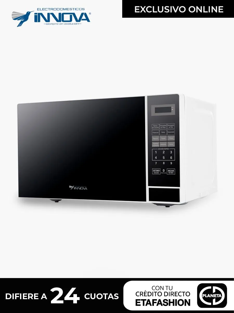 Microondas Innova IN-MIC07-EM720CR1-BL1 / 20 Lts