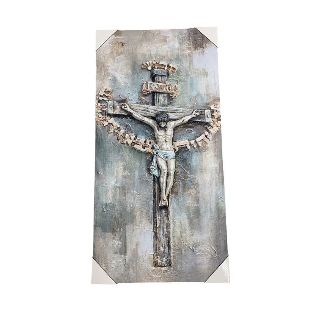 Cuadro Jesús Crucificado Binbin 40x80cm