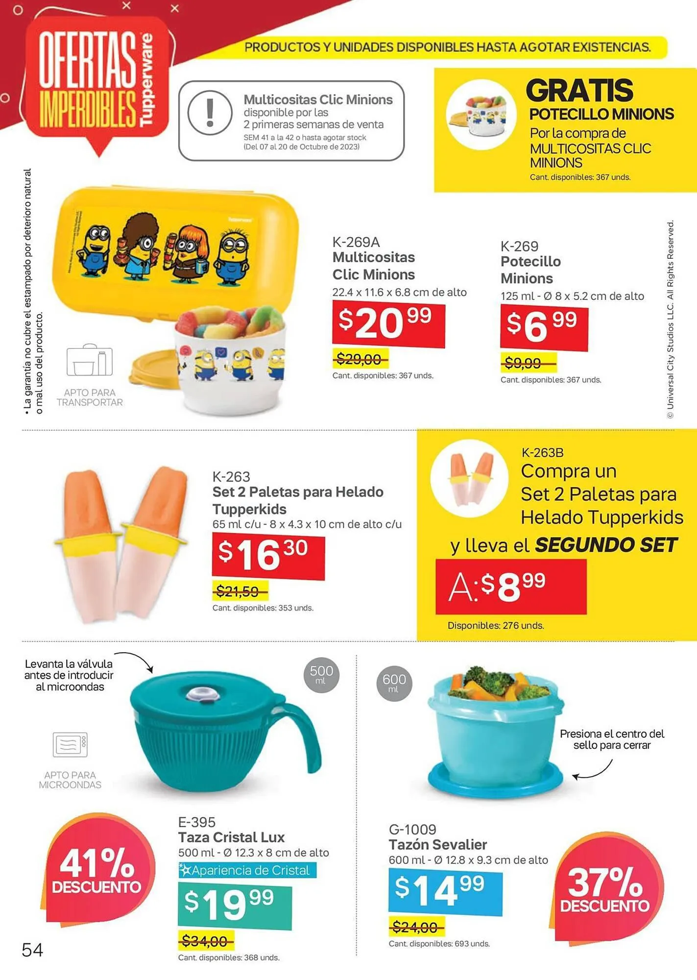 Catalogo de Catálogo Tupperware 6 de octubre al 31 de diciembre 2023 - Pag 54