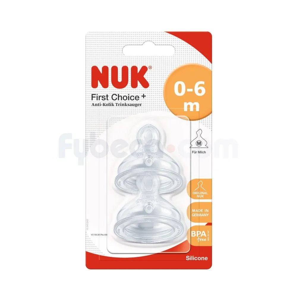 Chupones Nuk Anticólico 0 A 6 Meses Silicona Paquete