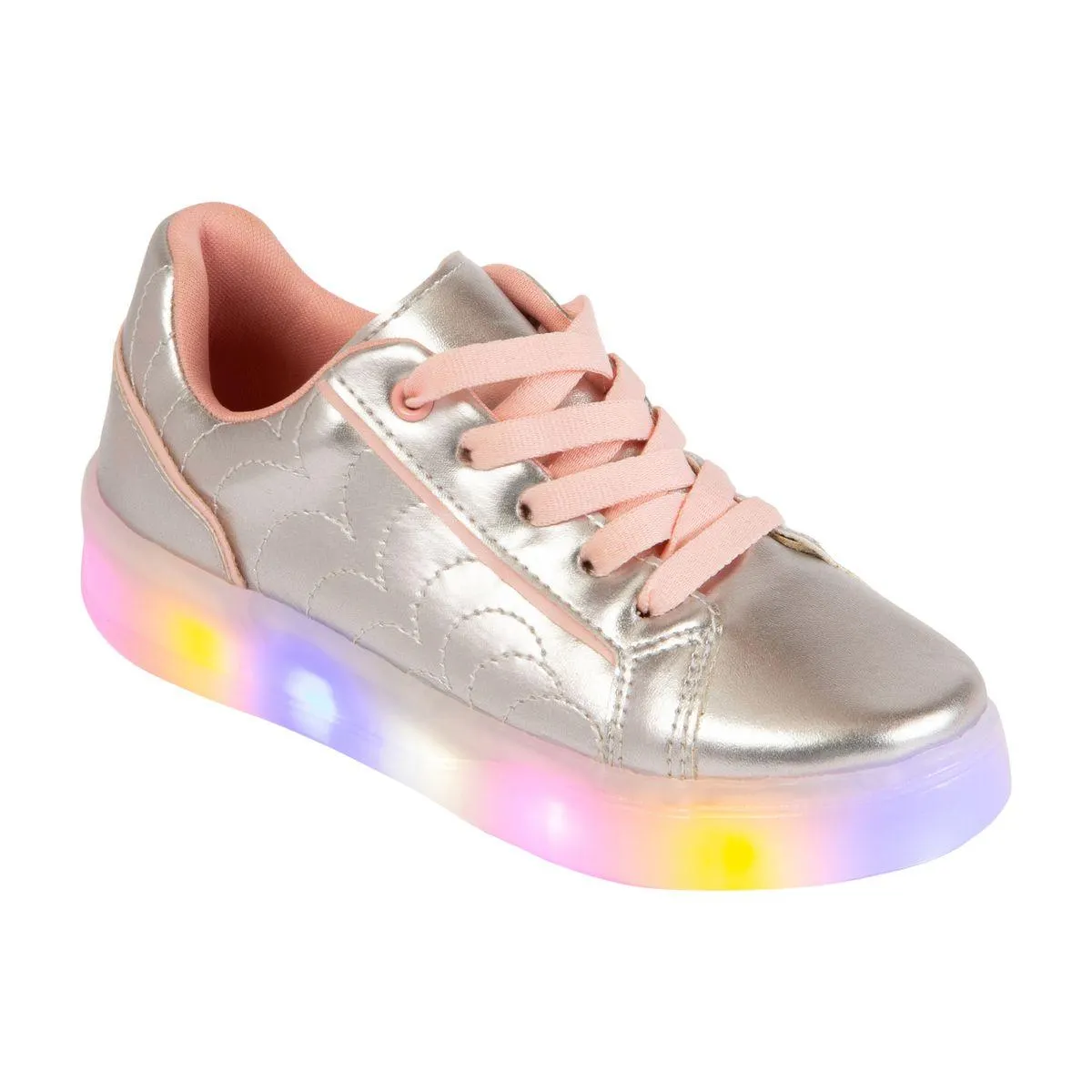 Zapatos casuales con luces Ambar para niña