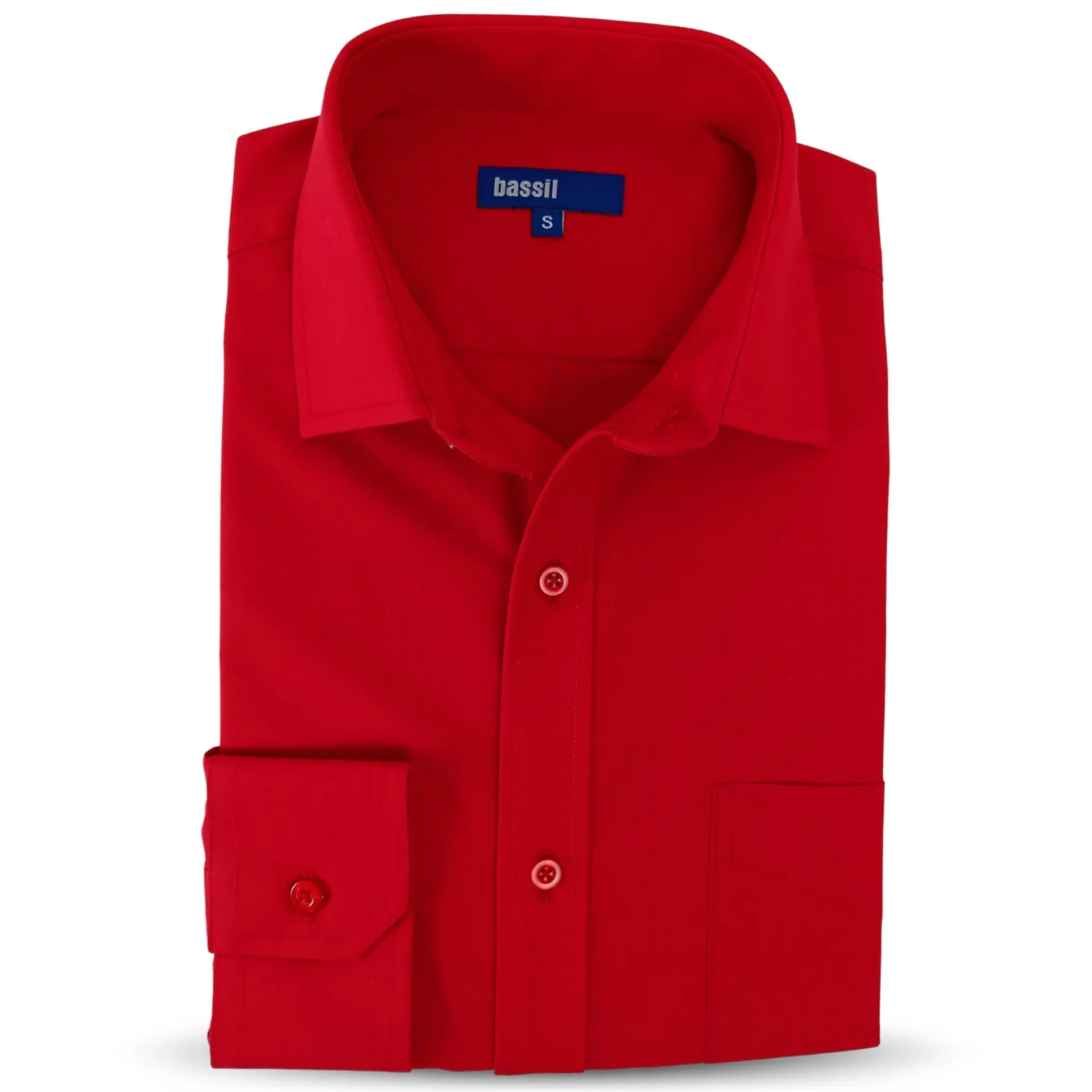 CAMISA MANGA LARGA ROJO POPE