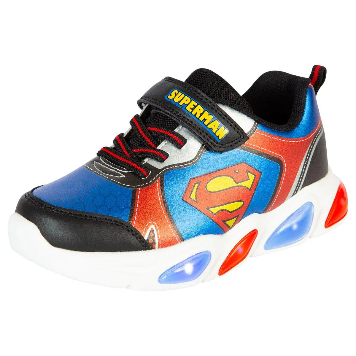 Zapatos deportivos con diseño de Superman para niño pequeño