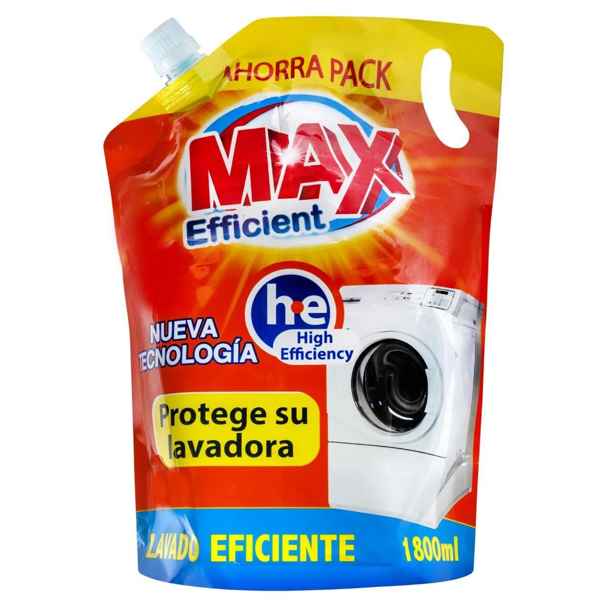 Detergente Líquido Max Efficient Doypack 1.8 L