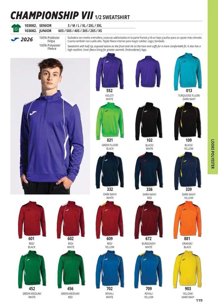 Catalogo de Teamwear Collection 2024 8 de mayo al 31 de diciembre 2024 - Pag 119