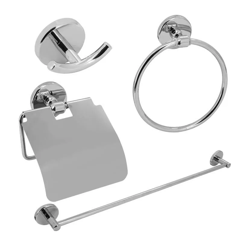 Accesorios de Baño Valiant Cromo 4 Piezas
