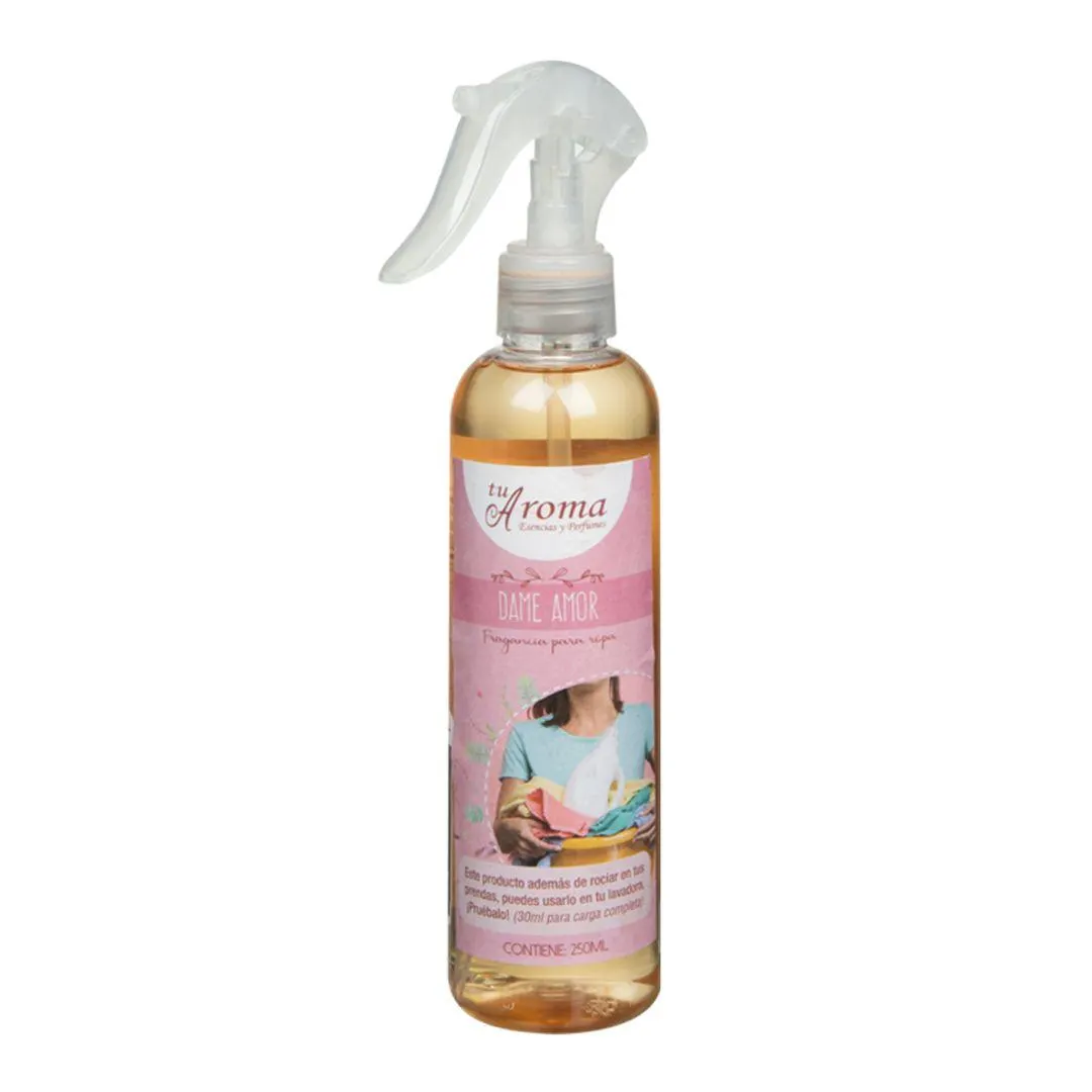 Fragancia Tu Aroma para Ropa Dame Amor 250ml