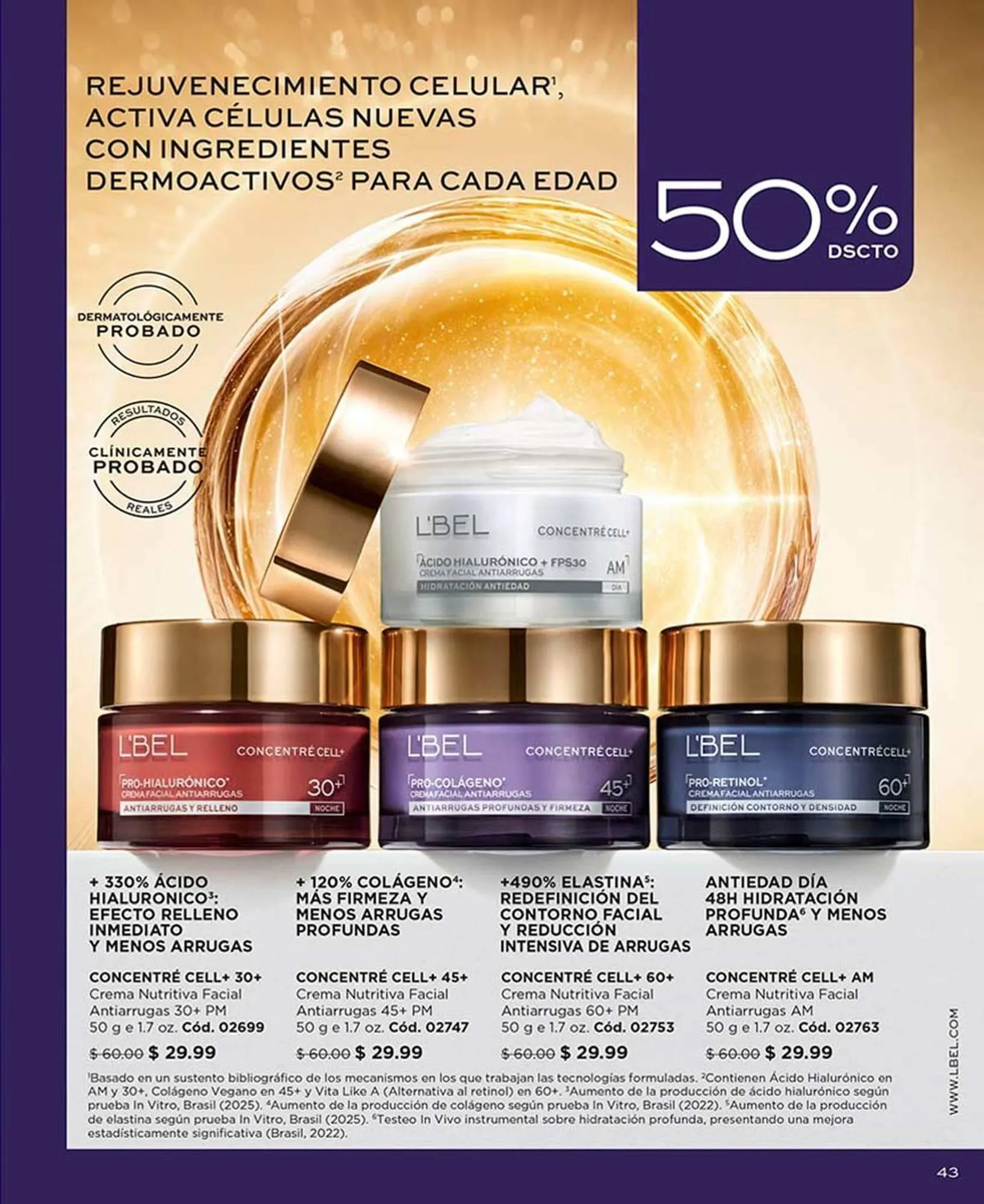 Catalogo de Catálogo L'bel 14 de abril al 10 de mayo 2026 - Pag 43