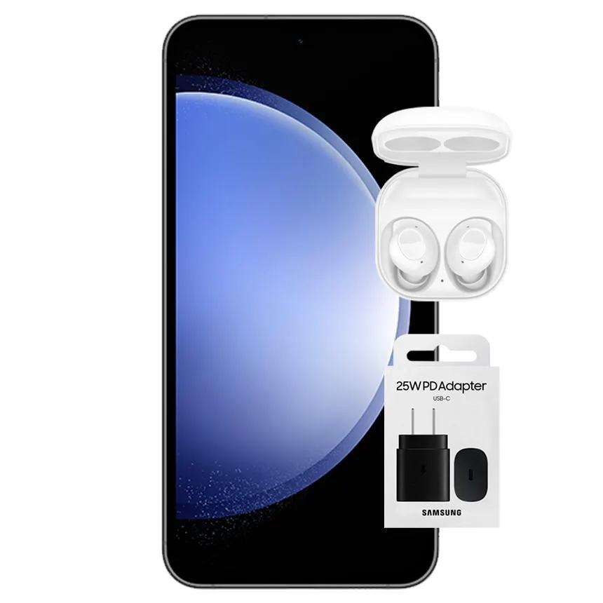 GALAXY S23 FE (256GB) + BUDS FE + WALL CHARGER 25W