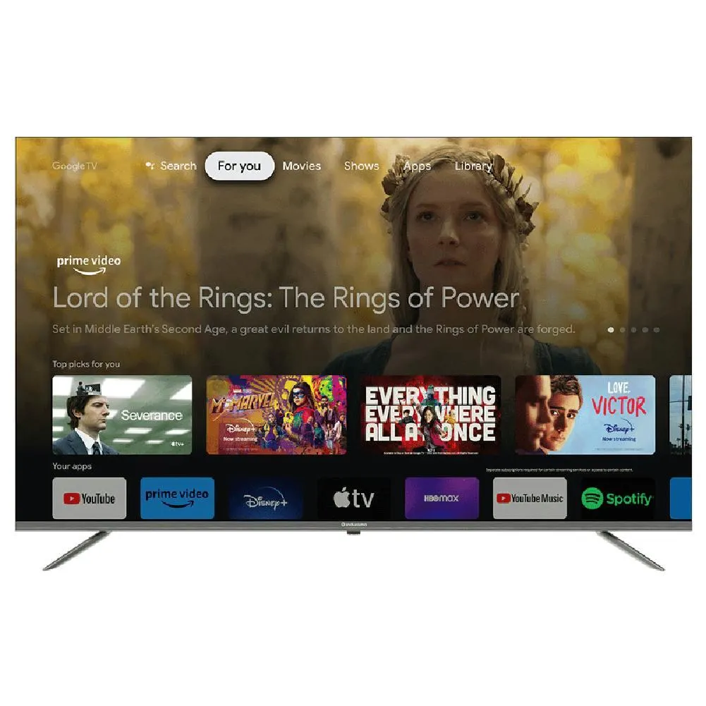 10021838 TELEVISOR INDURAMA 65TIKGF2GQLED/65 PULG/QLED/4K/HDR/BLUETOOTH/GOOGLE TV/SOPORTE/COMAND VOZ