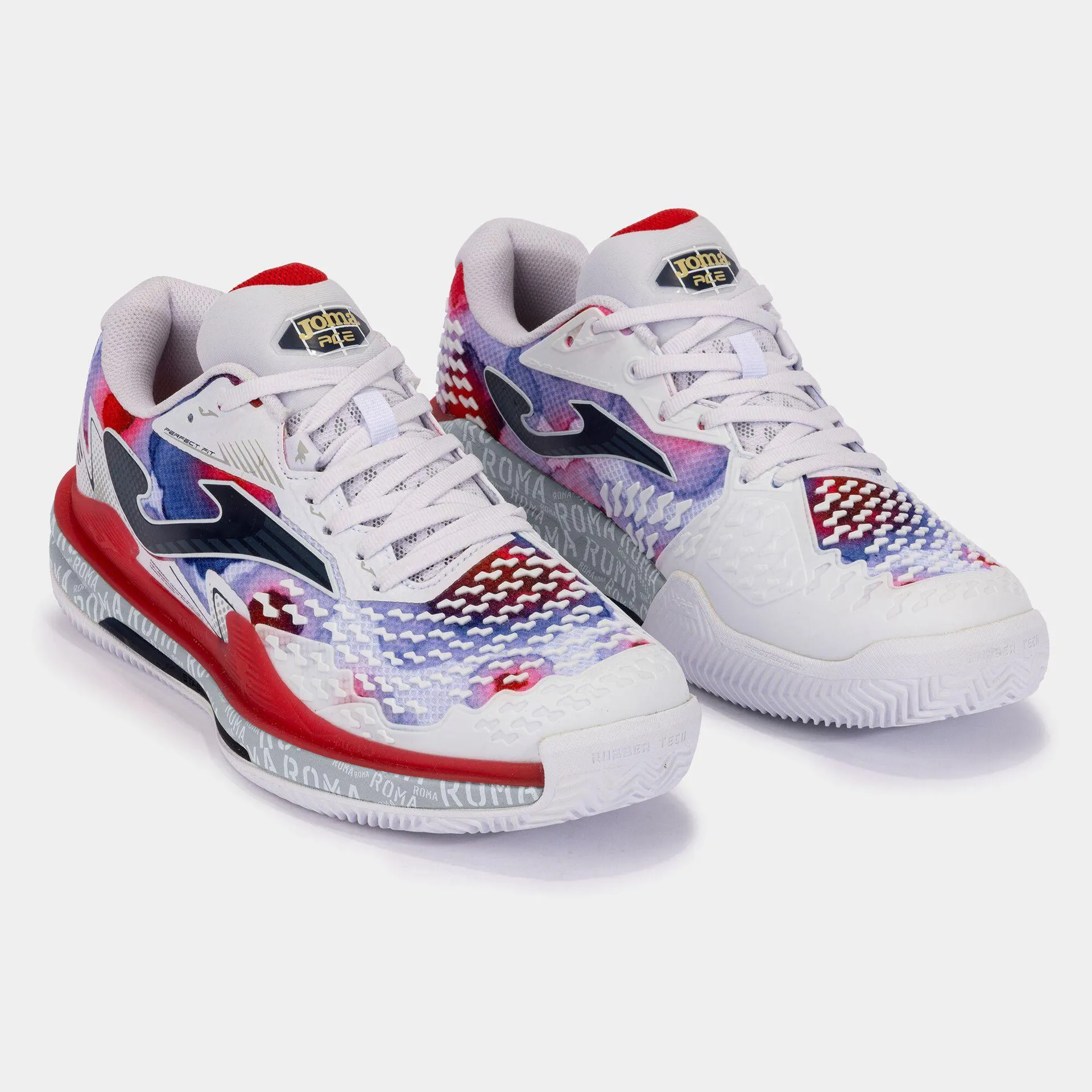 Zapatillas Ace Roma 24 clay unisex blanco rojo