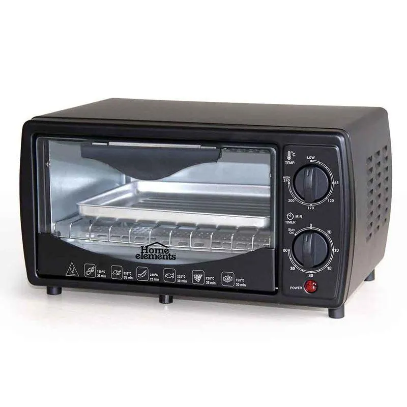 Home Elements - Horno tostador HEGT-09 | Negro