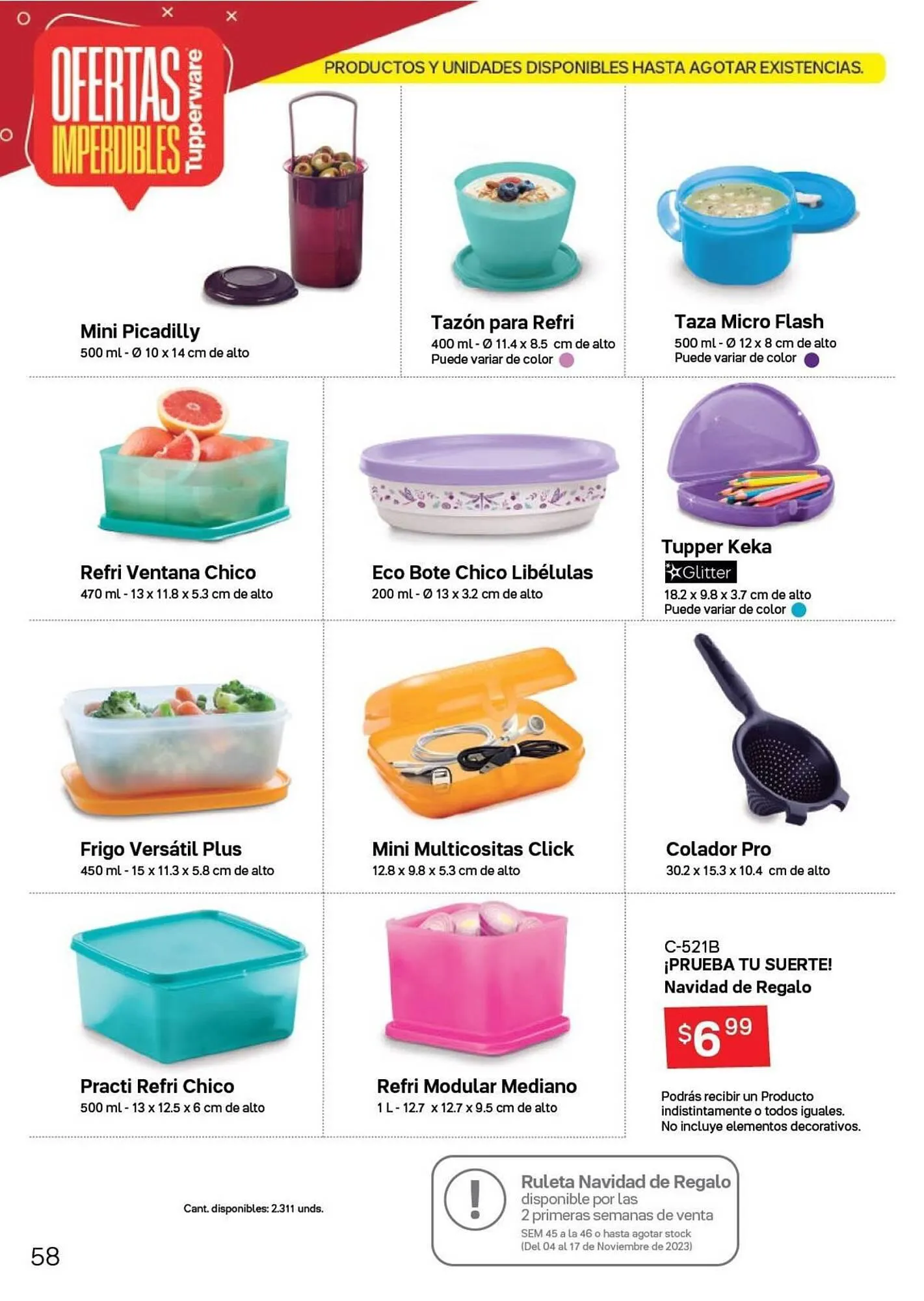 Catalogo de Catálogo Tupperware 4 de noviembre al 1 de diciembre 2023 - Pag 53