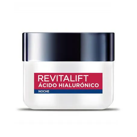 Crema Facial Revitalift L'Oréal con Ácido Hialurónico Noche 50ml