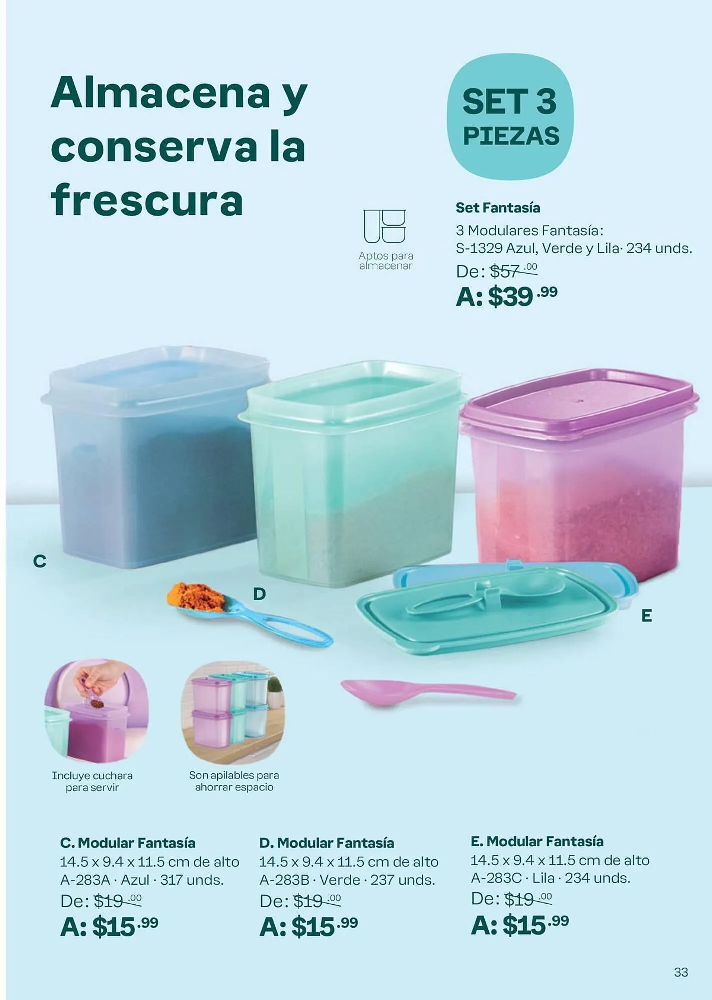 Catalogo de Catálogo Tupperware 30 de enero al 23 de febrero 2024 - Pag 33