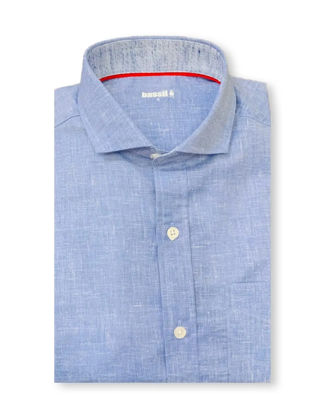 CAMISA LINO M/L AZUL