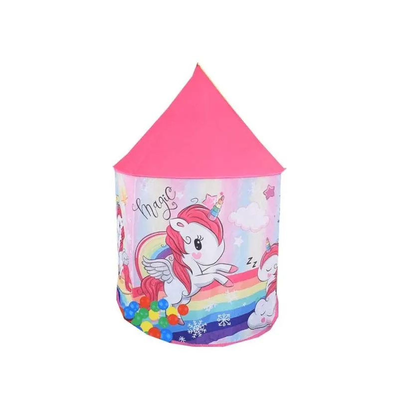 Play Tent - Carpa infantil con pelotas | Rosado
