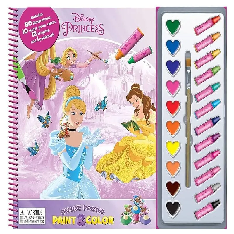 Súper Divertí Libro Colorear Princesas Ediciones Macro