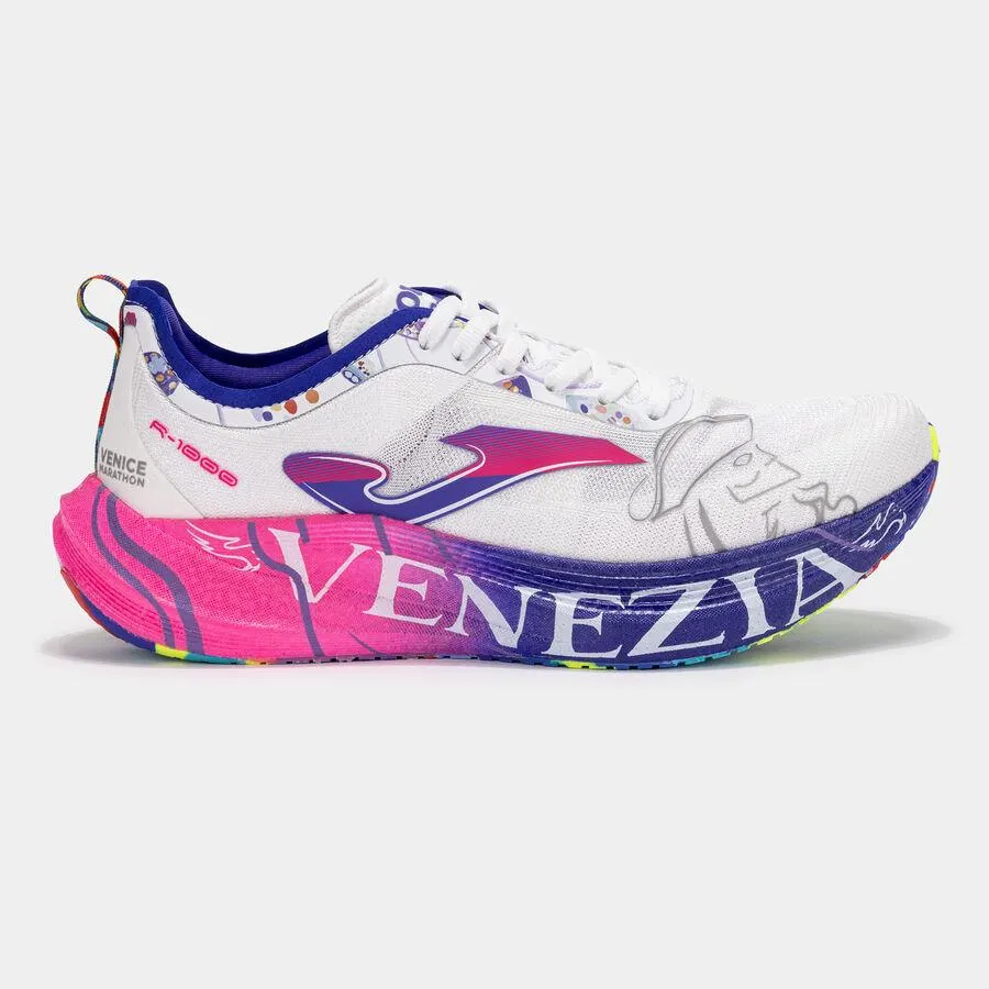 Zapatillas running R1000 25 Venice Marathon unisex blanco